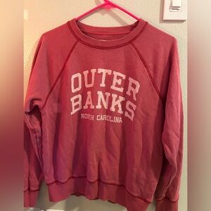 American Eagle Outfitters Pink Crewneck Sweatshirt
